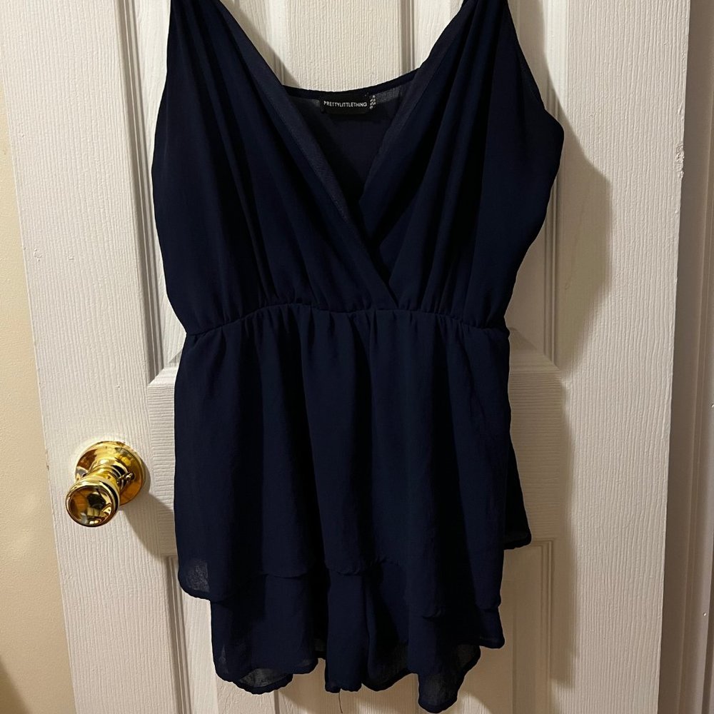 Navy Blue Romper